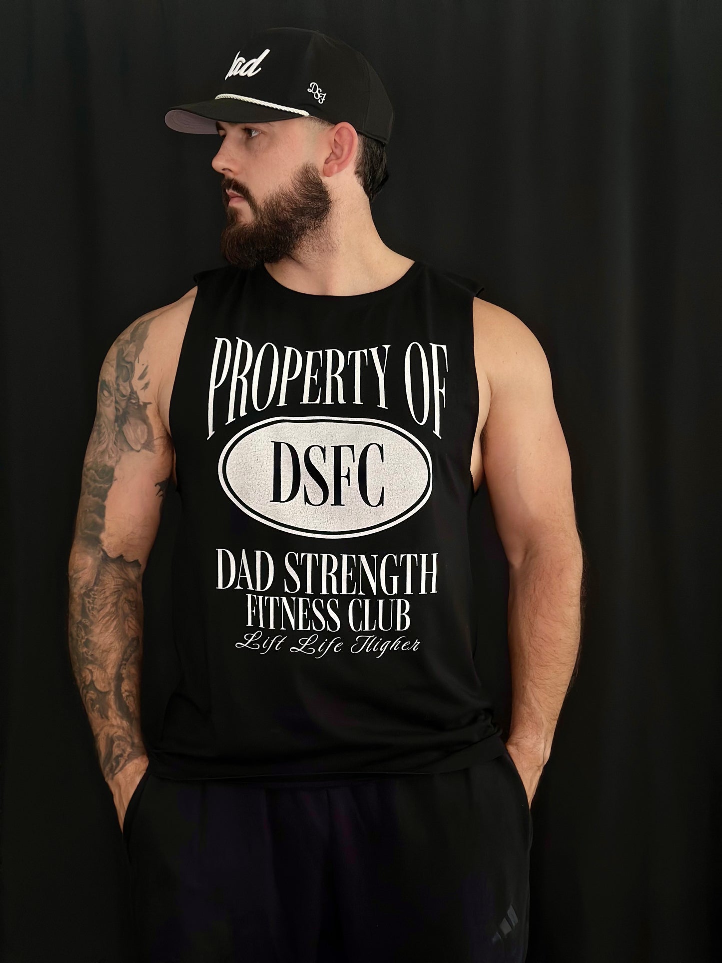 DS Fitness Club Cut Off Tank